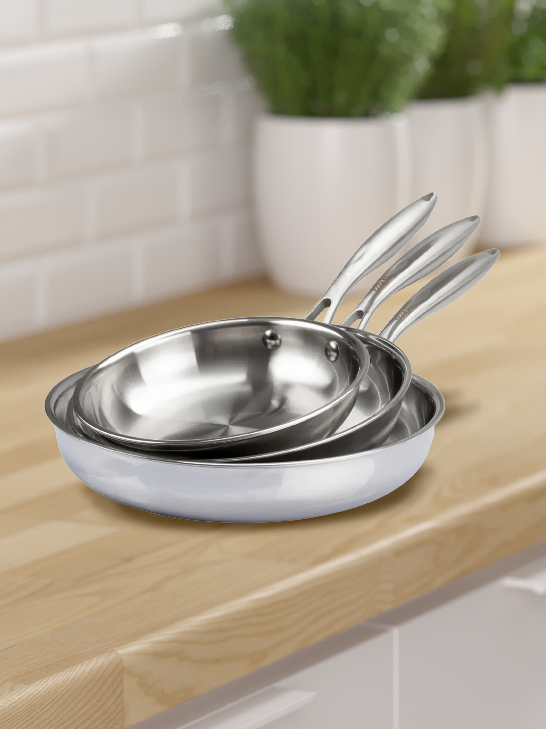 PureSteel Classic – 3er-Set